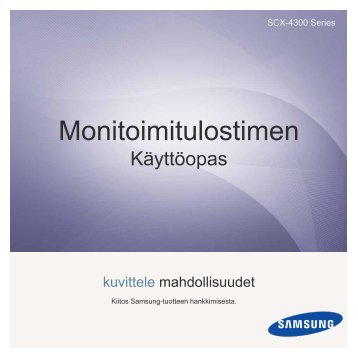 Samsung SCX-4300 - User Manual_4.16 MB, pdf, FINNISH, MULTI LANGUAGE