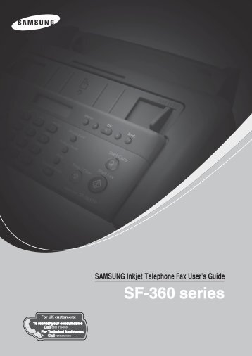 Samsung SF-365TP - User Manual_5.51 MB, pdf, ENGLISH