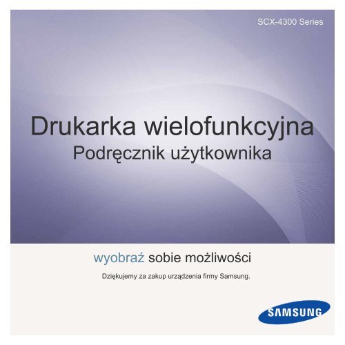 Samsung SCX-4300 - User Manual_4.45 MB, pdf, POLISH, MULTI LANGUAGE