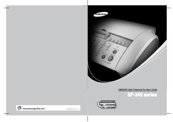 Samsung SF-340 - User Manual_2.33 MB, pdf, ENGLISH