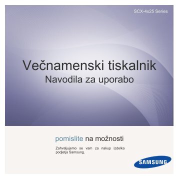 Samsung SCX-4825FN - User Manual_7.91 MB, pdf, SLOVENIAN, MULTI LANGUAGE