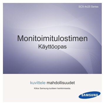 Samsung SCX-4825FN - User Manual_7.89 MB, pdf, FINNISH, MULTI LANGUAGE