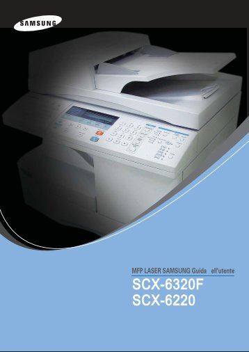 Samsung SCX-6320F - User Manual_9.28 MB, PDF, ITALIAN