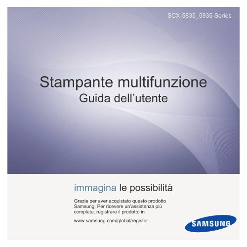 Samsung SCX-5835FN - User Manual(SIT Series)_11.99 MB, pdf, ITALIAN