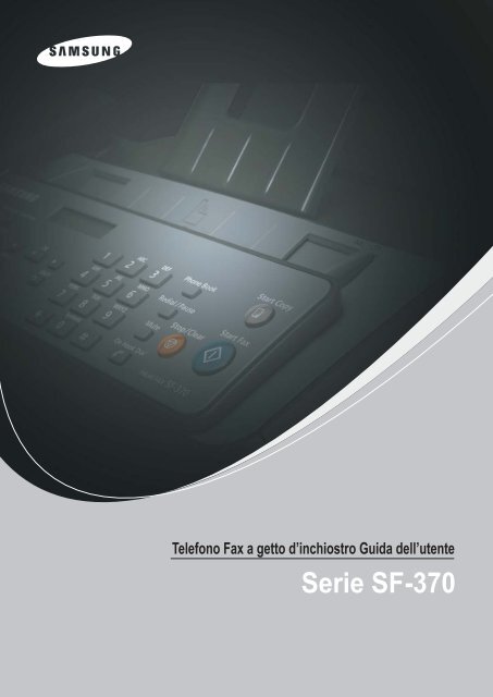 Samsung SF-375TP - User Manual_3.2 MB, pdf, ITALIAN