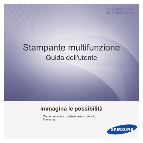 Samsung SCX-4623F - User Manual_13.32 MB, pdf, ITALIAN