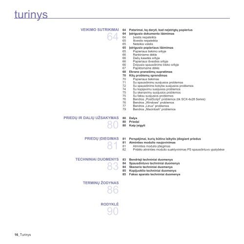 Samsung SCX-4824FN - User Manual_8.64 MB, pdf, LITHUANIAN, MULTI LANGUAGE