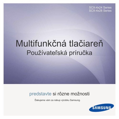 Samsung SCX-4824FN - User Manual_7.45 MB, pdf, SLOVAK, MULTI LANGUAGE