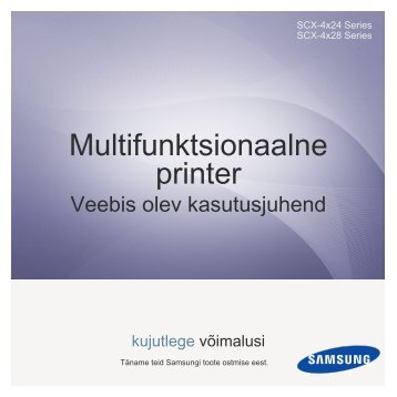 Samsung SCX-4824FN - User Manual_7.99 MB, pdf, ESTONIAN, MULTI LANGUAGE