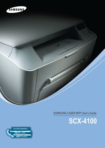 Samsung SCX-4100 - User Manual_5.25 MB, pdf, ENGLISH