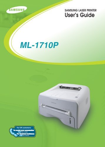 Samsung ML-1710P - User Manual_5.37 MB, pdf, ENGLISH