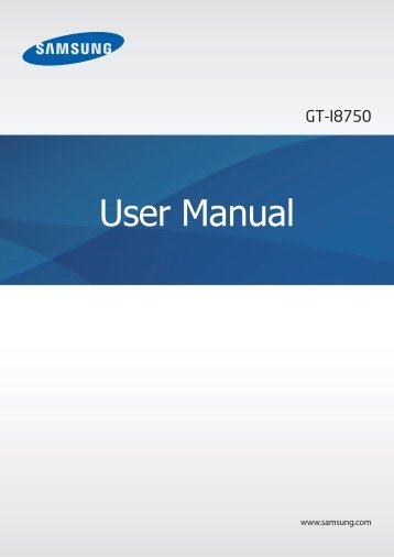 Samsung Samsung ATIV S - User Manual_17.81 MB, pdf, ENGLISH