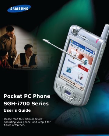 Samsung SGH-I700 - User Manual_9.79 MB, pdf, ENGLISH
