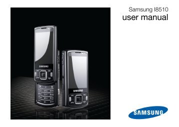 Samsung GT-I8510 - User Manual_1.55 MB, pdf, ENGLISH(Europe)