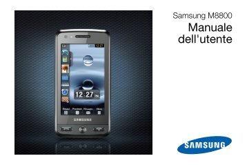 Samsung Samsung
INNOV8 Touch - User Manual_3.98 MB, pdf, ITALIAN