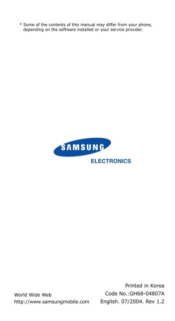 Samsung SGH-D410 - User Manual_1.99 MB, pdf, ENGLISH