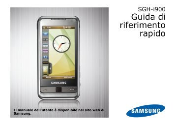 Samsung SGH-I900C - User Manual_4.64 MB, pdf, ITALIAN