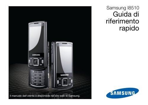 Samsung GT-I8510/16 - Quick Guide_3.13 MB, pdf, ITALIAN