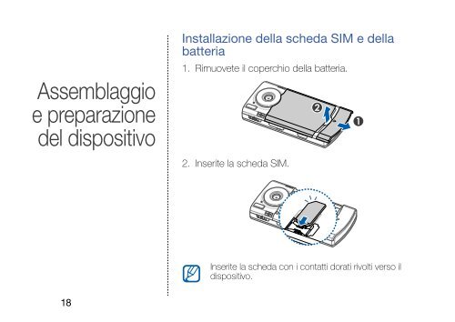 Samsung GT-I8510/16 - Quick Guide_3.13 MB, pdf, ITALIAN