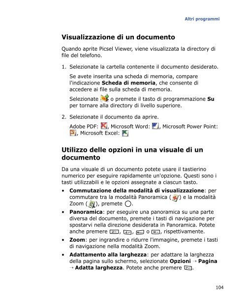 Samsung SGH-I400 - User Manual_14.9 MB, pdf, ITALIAN