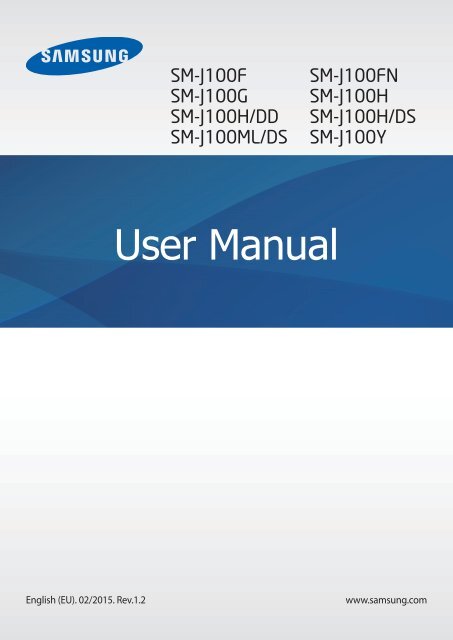 Samsung Galaxy J1 - User Manual_5.86 MB, pdf, ENGLISH