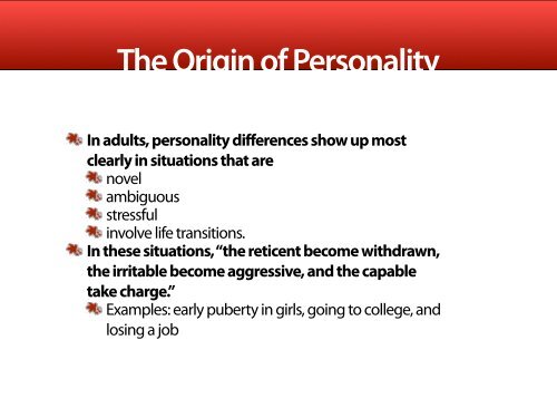 Are personality traits important? - People