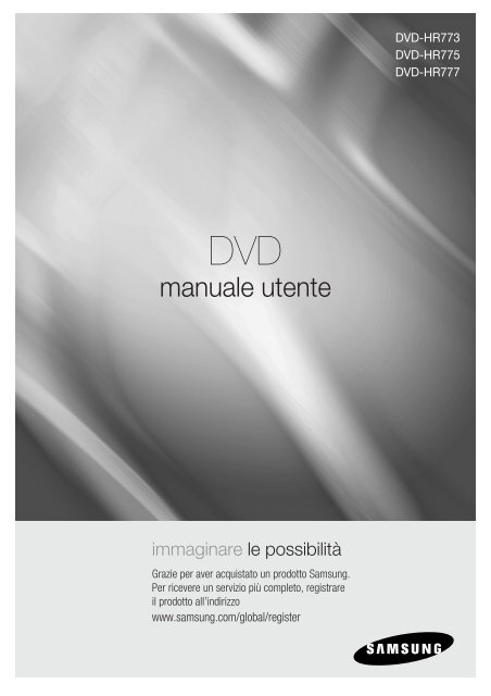 Samsung DVD HR775 User Manual 10 03 MB Pdf ITALIAN samsung-dvd-hr775-user-manual-10-03-mb-pdf-italian