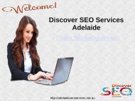 Online Marketing Services Discover SEO Adelaide