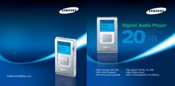 Samsung YH-920GS - User Manual_2.58 MB, pdf, ENGLISH