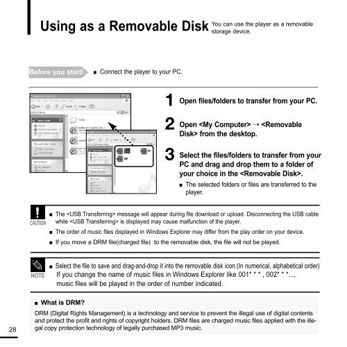 Samsung YP-F2XW - User Manual_2.96 MB, pdf, ENGLISH