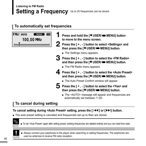 Samsung YP-F2XW - User Manual_2.96 MB, pdf, ENGLISH