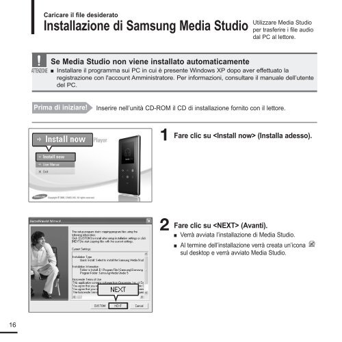 Samsung YP-K3JZB - User Manual_0.9 MB, pdf, ITALIAN