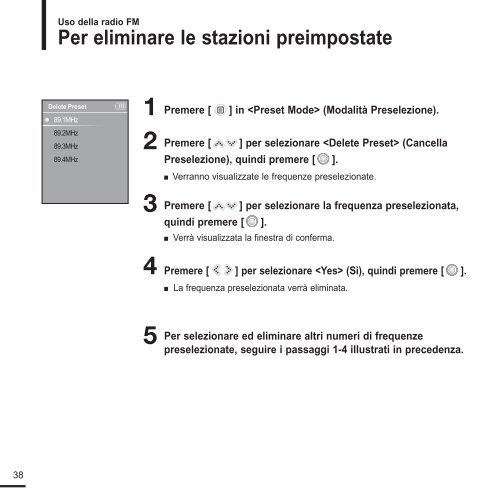 Samsung YP-K3JZB - User Manual_0.9 MB, pdf, ITALIAN