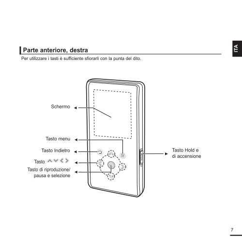 Samsung YP-K3JZB - User Manual_0.9 MB, pdf, ITALIAN