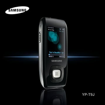 Samsung YP-T9JZB - User Manual_1.89 MB, pdf, ENGLISH