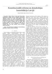 Konstitucionālā reforma un demokrātijas ... - ortus - Par RTU