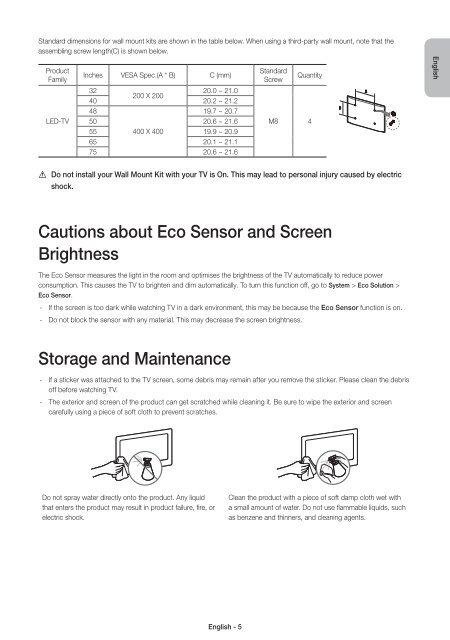 Samsung TV 48&quot; Full HD Flat Smart H6400 Serie 6 - Quick Guide_13.41 MB, pdf, ENGLISH, GERMAN, ITALIAN