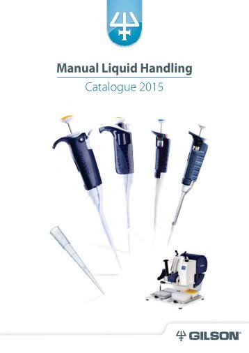 Gilson Manual Liquid Handling