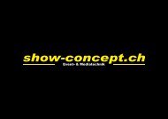 show-concept.ch - Imagebroschuere 2015/16