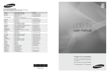 Samsung LE32A656A1F - User Manual_130.93 MB, pdf, ENGLISH, BULGARIAN, CROATIAN, CZECH, GREEK, HUNGARIAN, POLISH, ROMANIAN, SLOVAK