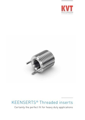 KEENSERTS Threaded inserts