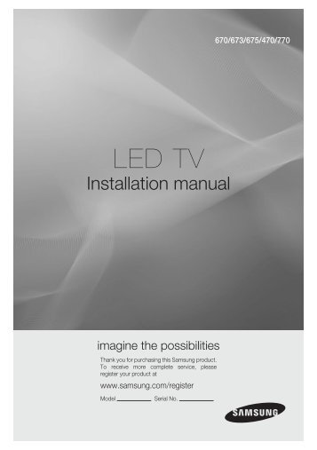 Samsung HG48EC670CW - User Manual_13.68 MB, pdf, ENGLISH