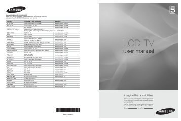 Samsung LE32A558P3F - User Manual_104.1 MB, pdf, ENGLISH, DUTCH, FRENCH, GERMAN, ITALIAN, PORTUGUESE, SERBIAN, SPANISH