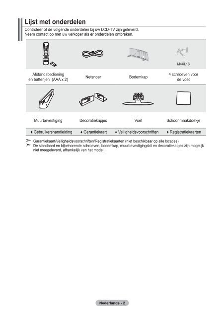 Samsung LE19A656A1D - User Manual_84.58 MB, pdf, ENGLISH, DUTCH, FRENCH, GERMAN, ITALIAN, PORTUGUESE, SLOVENIAN, SPANISH