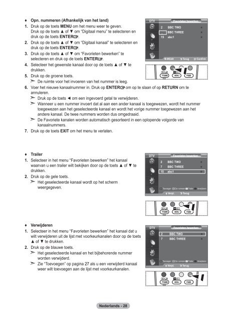 Samsung LE19A656A1D - User Manual_84.58 MB, pdf, ENGLISH, DUTCH, FRENCH, GERMAN, ITALIAN, PORTUGUESE, SLOVENIAN, SPANISH