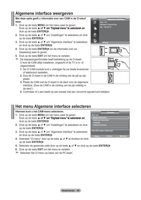 Samsung LE19A656A1D - User Manual_84.58 MB, pdf, ENGLISH, DUTCH, FRENCH, GERMAN, ITALIAN, PORTUGUESE, SLOVENIAN, SPANISH