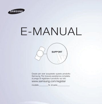 Samsung SMART TV 46" ES5500 Full HD LED - User Manual_4.12 MB, pdf, ITALIAN