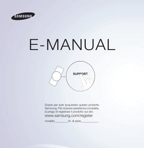 Samsung SMART TV 46&amp;quot; ES5500 Full HD LED - User Manual_4.12 MB, pdf,  ITALIAN