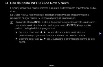 Samsung TV 32" HD Flat J4000 Serie 4 - User Manual_0.01MB, pdf, ITALIAN