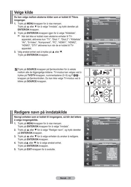 Samsung LE32R87BD - User Manual_46.82 MB, pdf, ENGLISH, DANISH, FINNISH, NORWEGIAN, SWEDISH